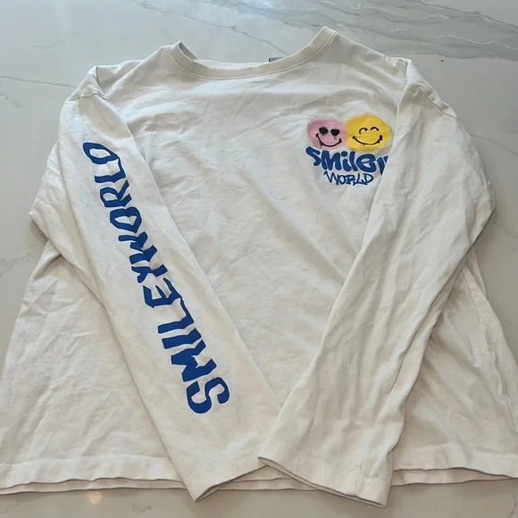 Zara featuring Smiley World tee shirt - Picture 1 of 3